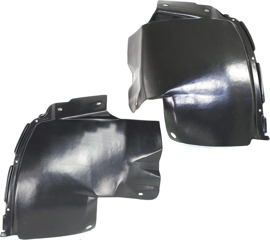 Set Of 2 Front Bumper End Cap Cover Extension Left Driver & Right Passenger Side Direct Replacement Compatible With 2000-2005 Buick LeSabre GM1005153 GM1004153 25693090 25693091