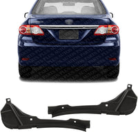 Set Of 2 Rear Bumper Retainers Plastic Right Passenger & Left Driver Side Direct Replacement Compatible With 2009-2013 Toyota Corolla TO1143108 TO1142108 5259102180 5259202170