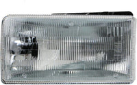 Set Of 2 Front Head Light Assembly Halogen Right Passenger & Left Driver Side Direct Replacement Compatible With 1991-1996 Dodge Dakota CH2503105 CH2502105 55054714 55054715