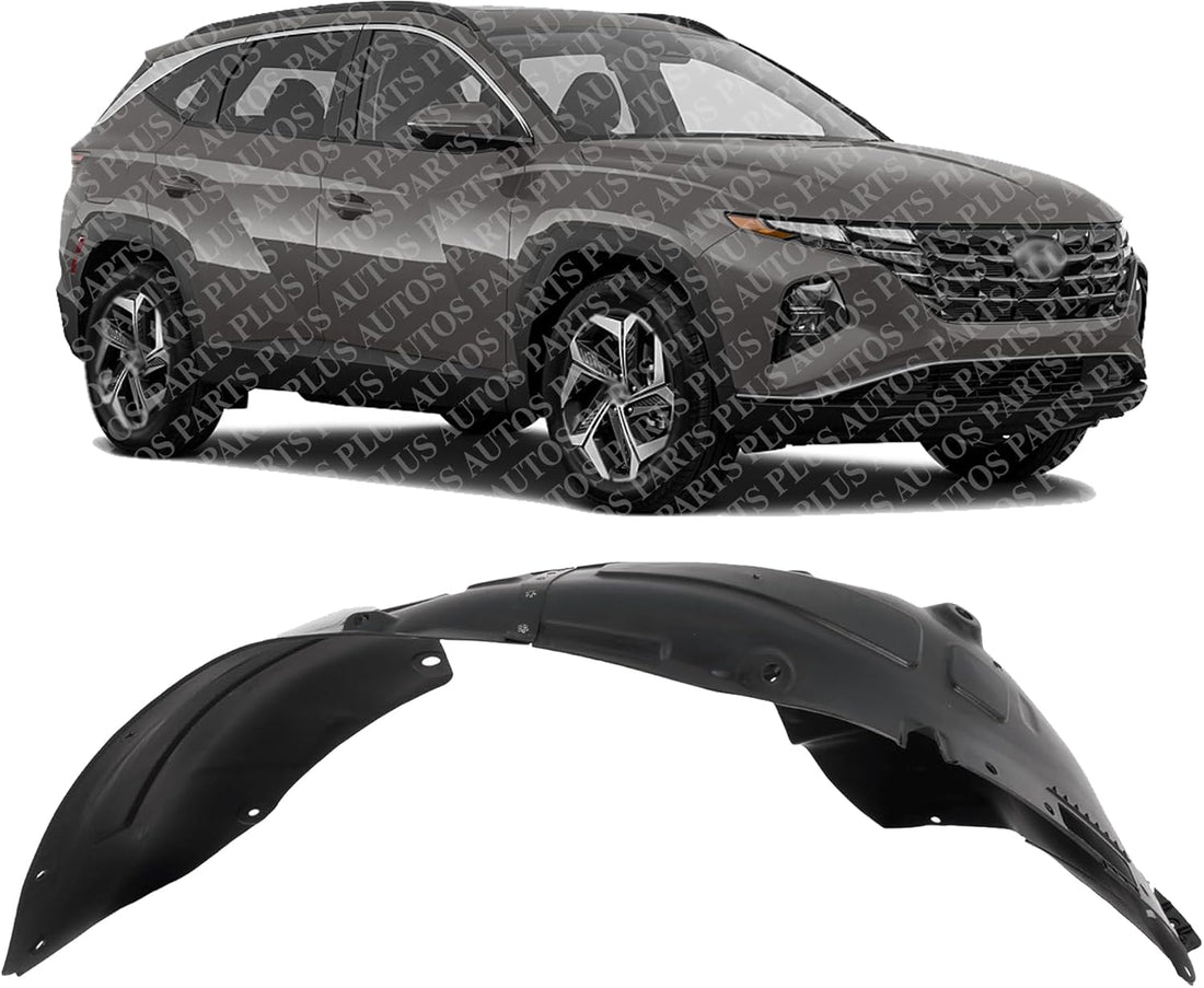Front Fender Liner Right Passenger Side Direct Replacement Compatible with 2022-2023 Hyundai Tucson HY1249189 86812CW000