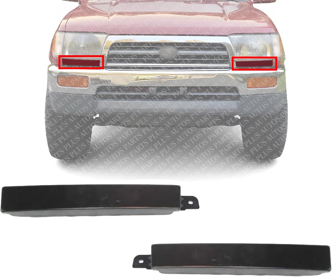 AUTOS PARTS PLUS Front Grille Extension Fillers Steel Right Passenger & Left Driver Side Direct Replacement Compatible With 1996-2002 Toyota 4Runner TO1089103 TO1088103 5251235030 5251335030