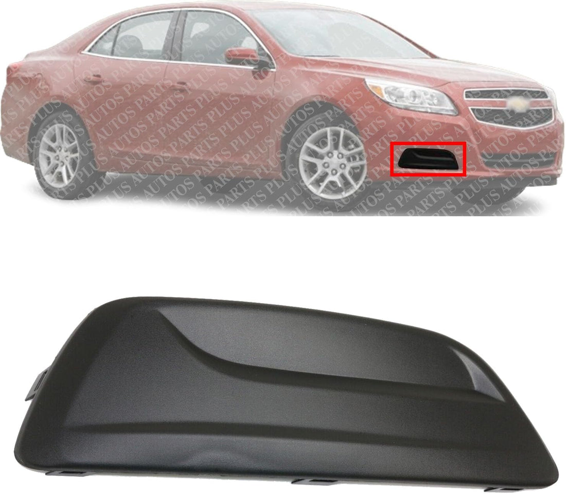 Front Fog Light Cover Right Passenger Side Direct Replacement Compatible With 2013-2015 Chevrolet Malibu / 2016 Limited GM1039141 20768847