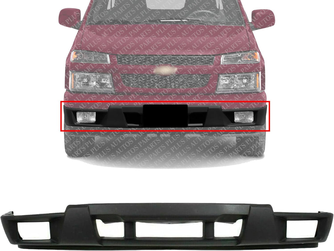 Front Bumper Lower Valance Textured Direct Replacement Compatible With 2004-2012 Chevrolet Colorado/GMC Canyon GM1000722 12335805