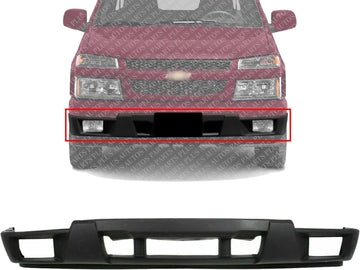 Front Bumper Lower Valance Textured Direct Replacement Compatible With 2004-2012 Chevrolet Colorado/GMC Canyon GM1000722 12335805