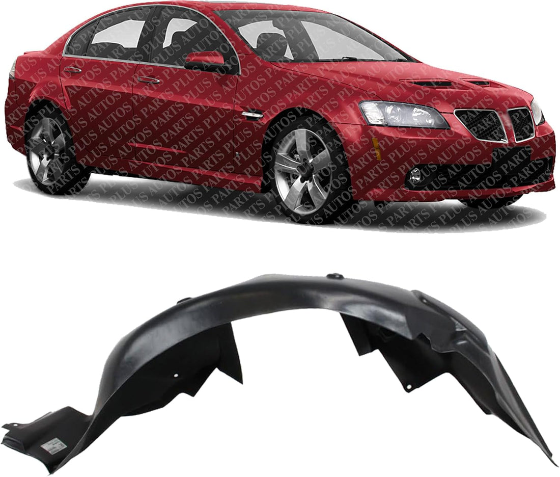 Front Inner Fender Liner Right Passenger Side Direct Replacement Compatible With 2008-2009 Pontiac G8 GM1249204 92161690