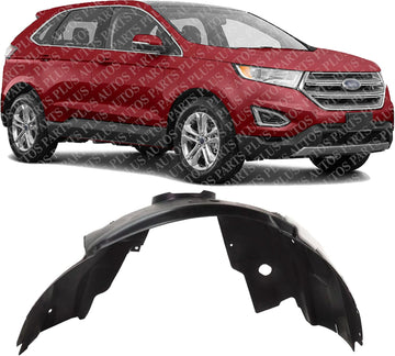 Front Fender Liner Right Passenger Side Direct Replacement Compatible with 2015-2018 Ford Edge FO1249192 FT4Z16102D