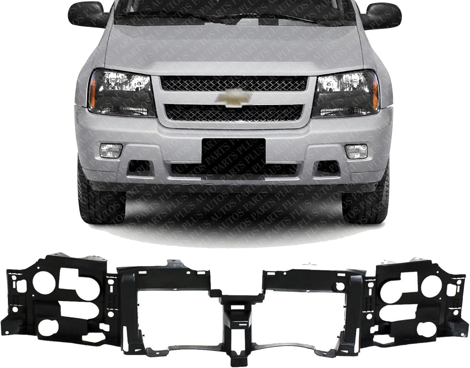 Front Header Panel Direct Replacement Compatible With 2002-2009 Chevrolet Trailblazer GM1221125 15831182