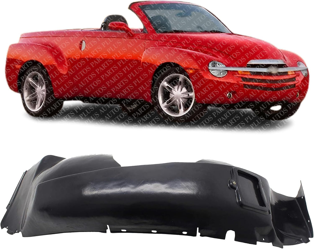 Front Fender Liner Right Passenger Side Direct Replacement Compatible With 2003-2006 Chevrolet SSR GM1251119 15774266