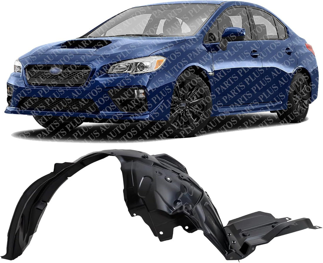 Front Inner Fender Liner Left Driver Side Direct Replacement Compatible With 2015-2021 Subaru WRX SU1248140 59110VA010