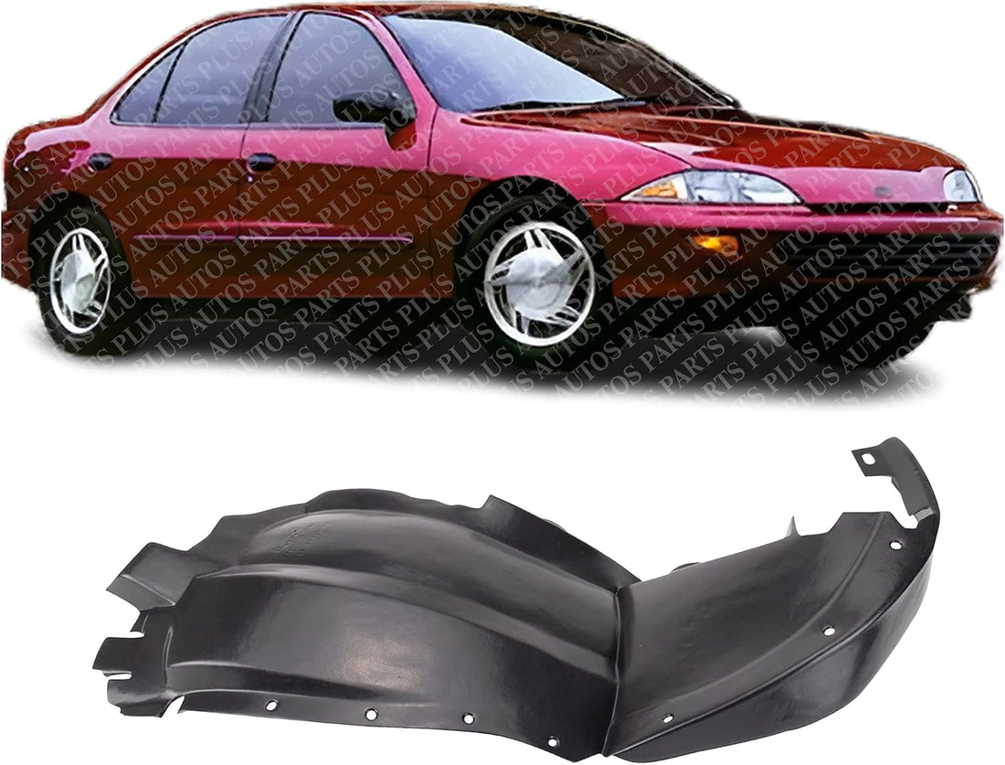 Front Section Fender Liner Right Passenger Side Direct Replacement Compatible With 1995-1999 Chevrolet Cavalier GM1249114 22659742