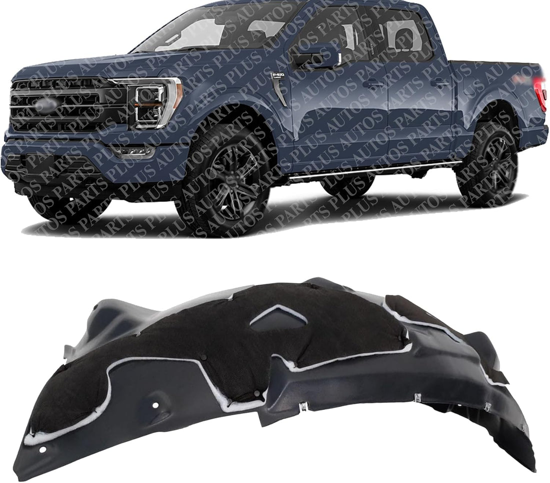 Front Fender Liner Left Driver Side Direct Replacement Compatible With 2021-2023 Ford F-150 FO1248214 ML3Z16103D