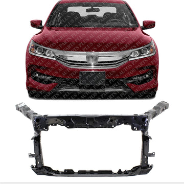 Front Radiator Support Assembly Steel Direct Replacement Compatible with 2013-2017 Honda Accord HO1225171 HO1225177 60400T2FA00ZZ 60400T2FA50ZZ