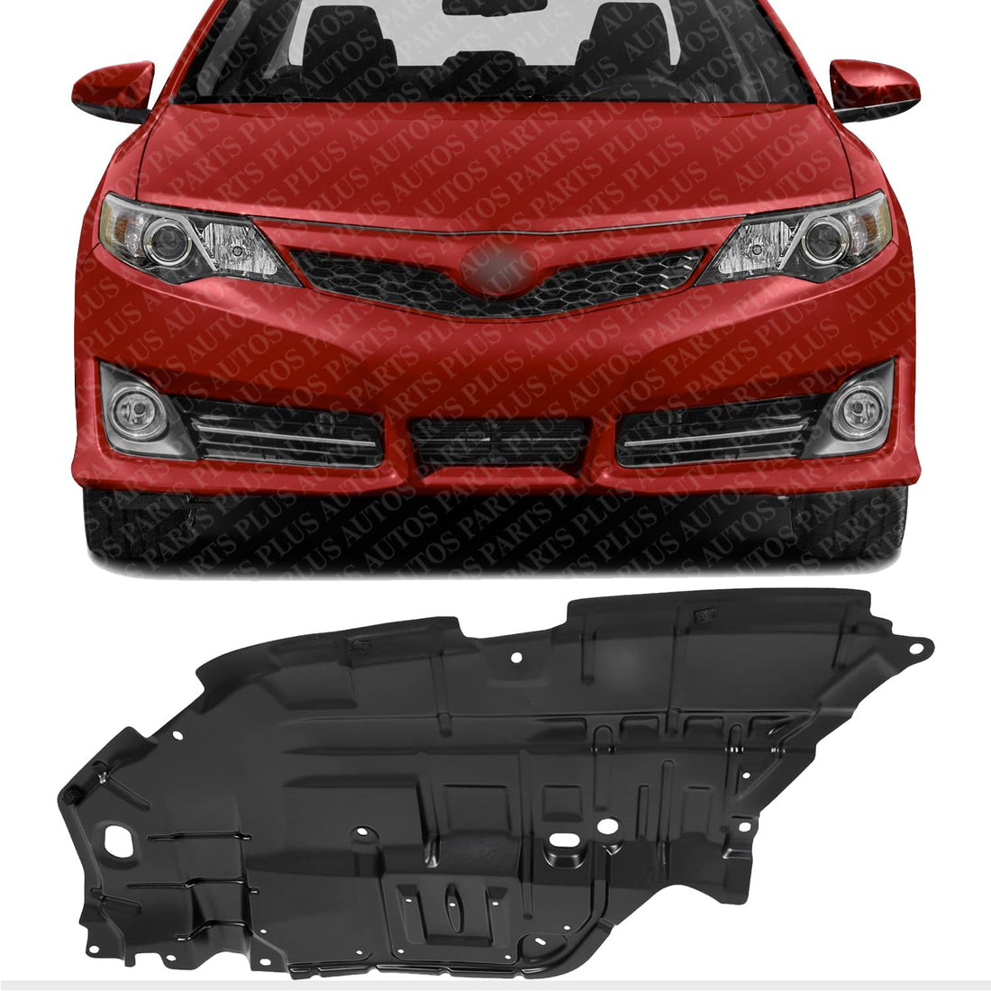 Front Engine Splash Shield Under Cover Left Driver Side Direct Replacement Compatible with 2012-2014 Toyota Camry TO1228178 5144206140
