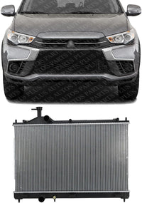 Front Radiator Aluminum Core Direct Replacement Compatible With 2019 Mitsubishi Outlander / 2018-2020 PHEV MI3010219 1350A601 1350A825