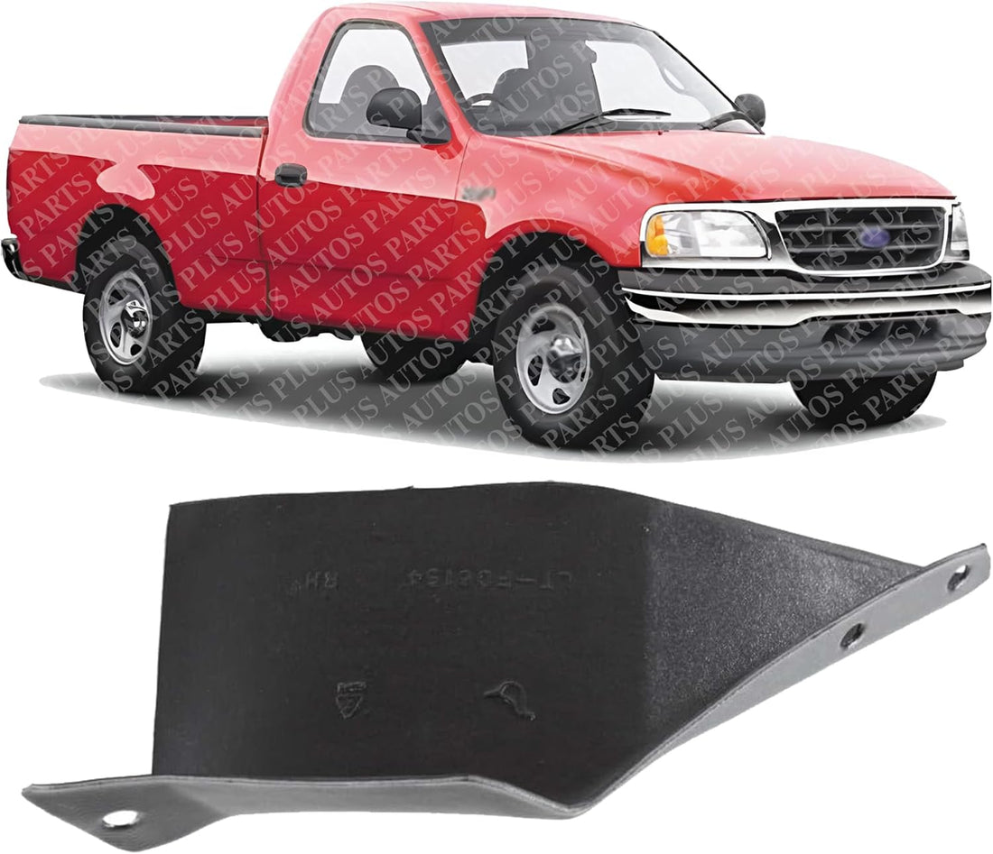 Front Fender Liner Lower Section Right Passenger Side Direct Replacement Compatible With 1997-2004 Ford F-Series FO1249119 F65Z16102AA