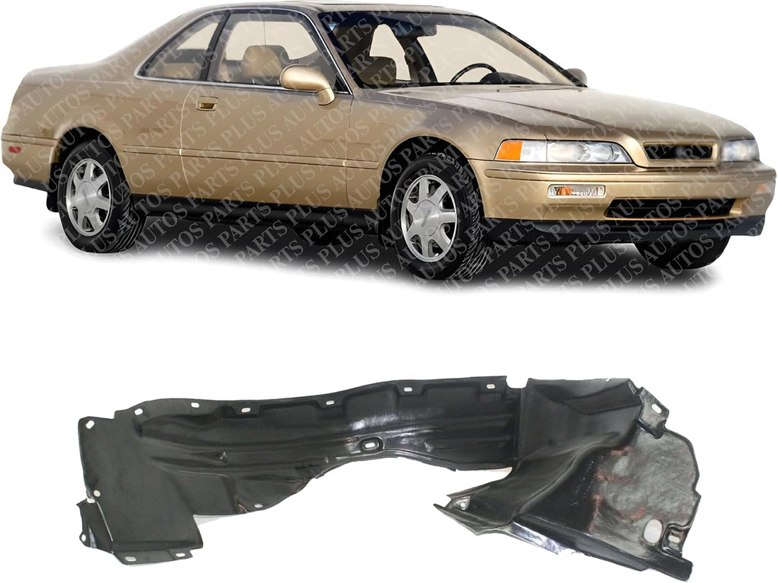 Front Fender Liner Right Passenger Side Direct Replacement Compatible With 1991-1995 Acura Legend AC1249103 74101SP0000