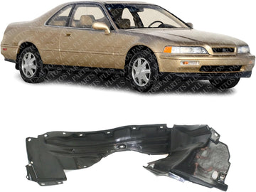 Front Fender Liner Right Passenger Side Direct Replacement Compatible With 1991-1995 Acura Legend AC1249103 74101SP0000