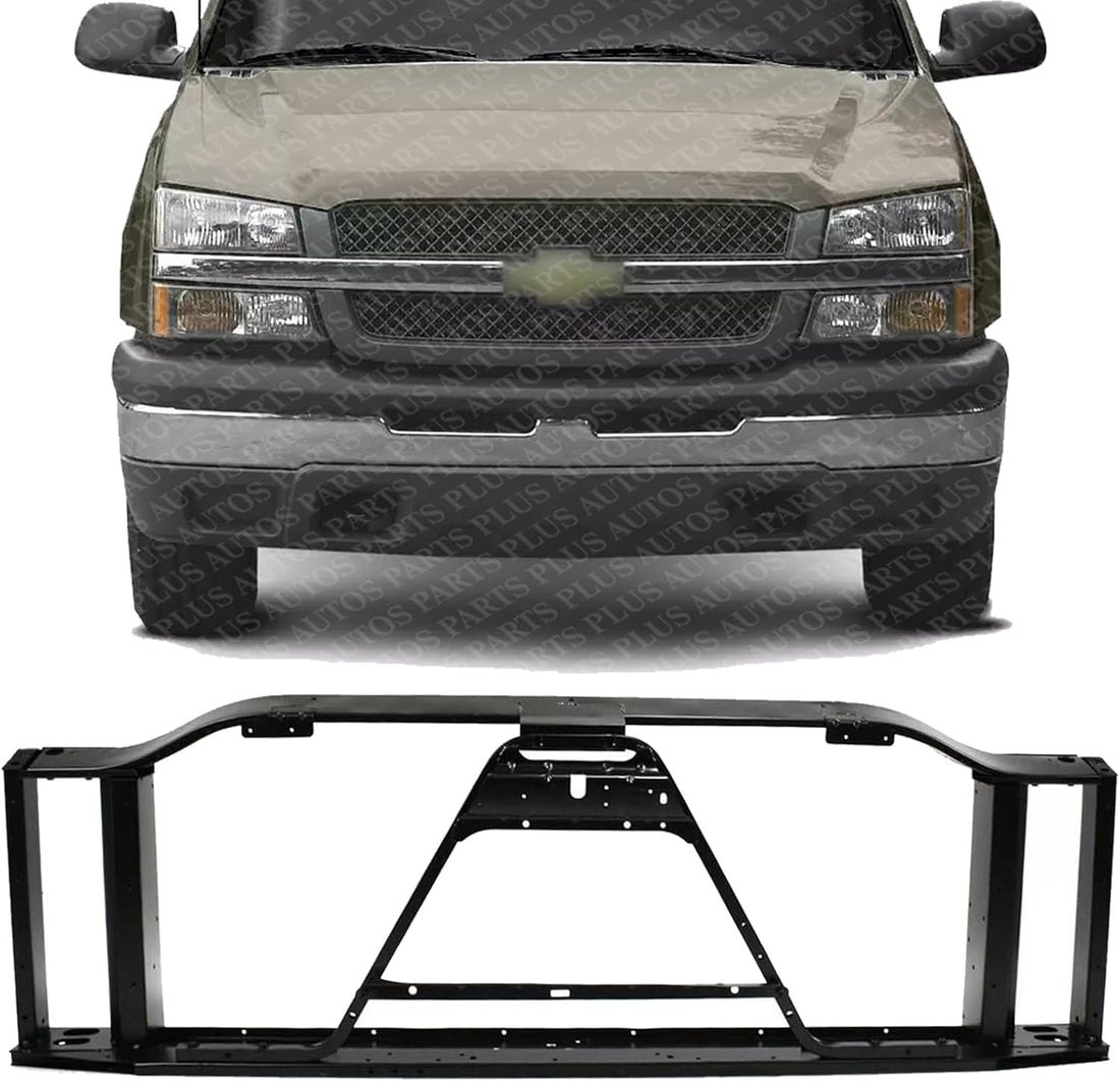 Front Radiator Support Assembly Steel Direct Replacement Compatible With 2003-2006 Chevrolet Silverado Pickup GM1225222 15205902