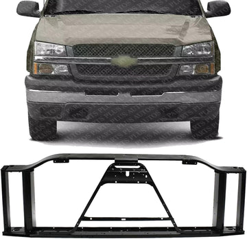 Front Radiator Support Assembly Steel Direct Replacement Compatible With 2003-2006 Chevrolet Silverado Pickup GM1225222 15205902