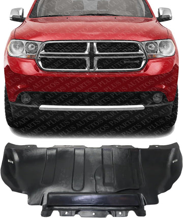 Front Engine Splash Shield Under Cover Plastic Direct Replacement Compatible with 2011-2024 Dodge Durango / 2011-2021 Jeep Grand Cherokee CH1228120 68091772AB Visit the AUTOS PARTS PLUS Store