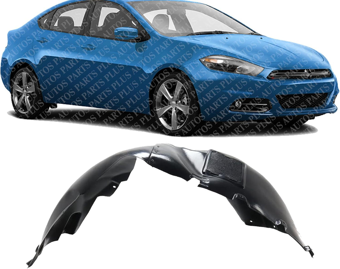 Front Fender Liner Right Passenger Side Direct Replacement Compatible With 2013-2016 Dodge Dart CH1249200 68082834AE