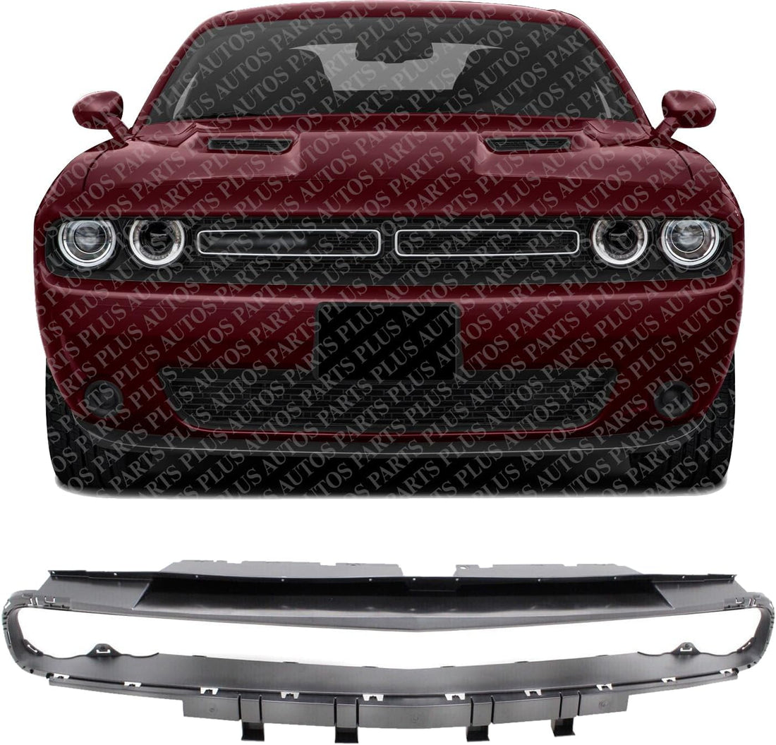 Front Upper Grille Reinforcement Textured Direct Replacement Compatible With 2015-2023 Dodge Challenger CH1223103 68258750AC