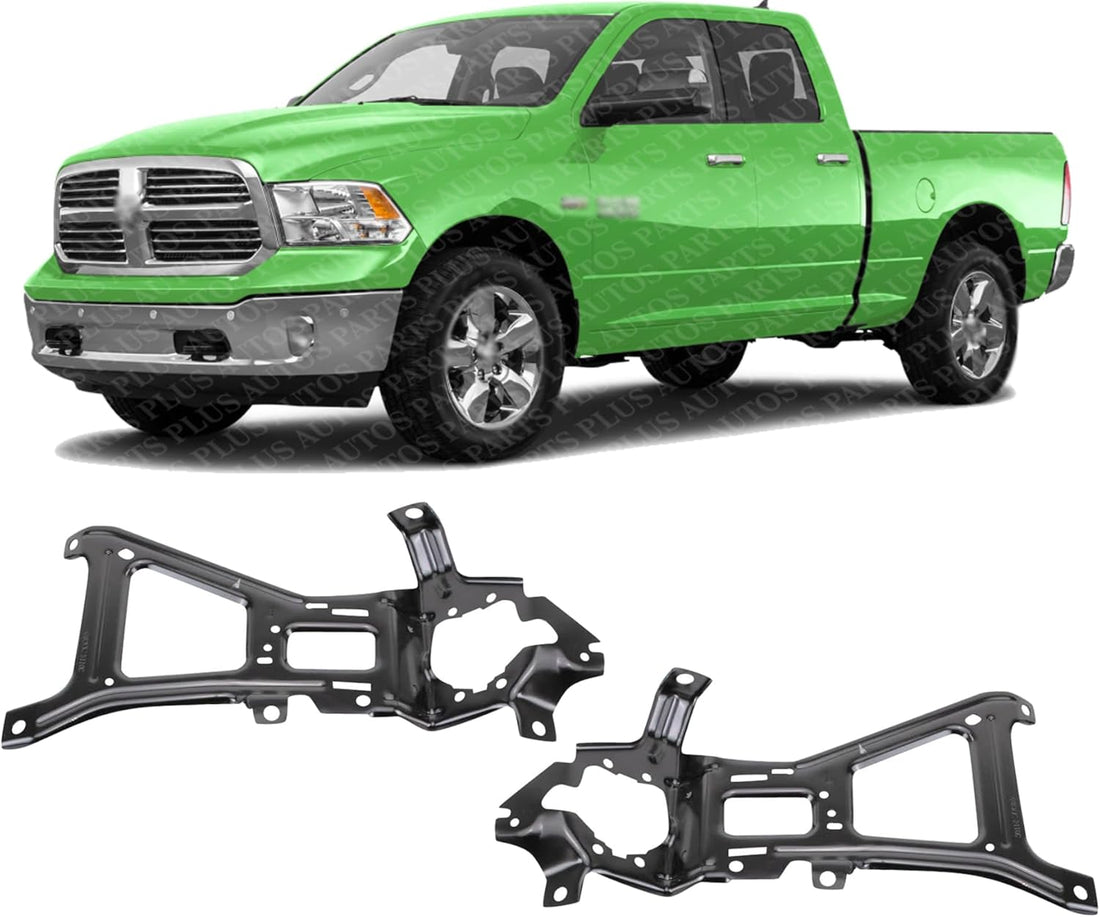 Set of 2 Front Bumper Bracket Right Passenger & Left Driver Side Direct Replacement Compatible with 2015-2018 Ram 1500 CH1061106 68271501AC