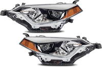 Set Of 2 Front Head Light Assembly Left Driver & Right Passenger Side Direct Replacement Compatible With 2014-2016 Toyota Corolla TO2503216 TO2502216 8111002E60 8115002E60