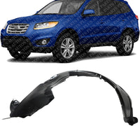 Front Fender Liner Left Driver Side Direct Replacement Compatible With 2010-2012 Hyundai Santa Fe HY1248123 868100W200