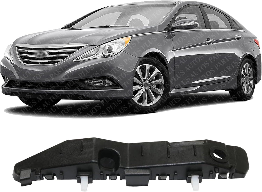 Front Bumper Bracket Right Passenger Side Direct Replacement Compatible With 2015-2017 Hyundai Sonata HY1043114 86514C2000