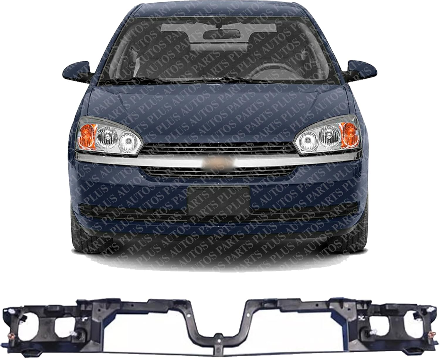 Front Header Panel Direct Replacement Compatible With 1997-2003 Chevrolet Malibu / 2004-2005 Classic GM1221113 22609040