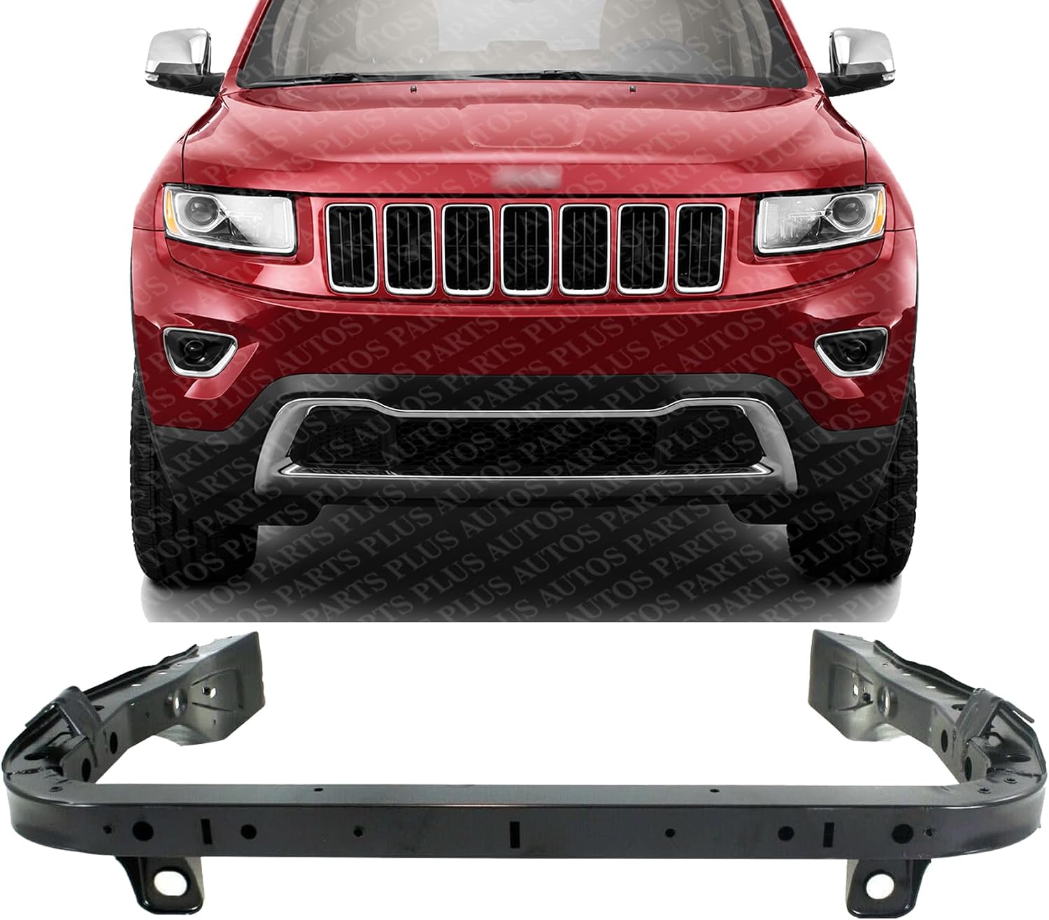 Front Radiator Support Lower Crossmember Steel Direct Replacement Compatible with 2014-2021 Jeep Grand Cherokee CH1225245 5156114AA