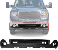 Front Bumper Lower Valance Air Deflector Primed Direct Replacement Compatible With 2007-2013 GMC Sierra 1500 GM1092219 15901527