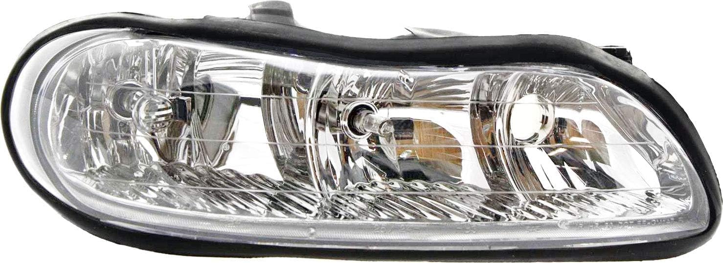 Set Of 2 Front Headlight Composite Assembly Right Passenger & Left Driver Side Direct Replacement Compatible With 2004-2005 Chevrolet Classic / 1997-2003 Malibu GM2502154 GM2503154