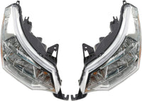Set Of 2 Front Headlight Assembly Right Passenger & Left Driver Side Direct Replacement Compatible With 2008-2011 Ford Focus FO2502244 FO2503244 8S4Z13008F 8S4Z13008E