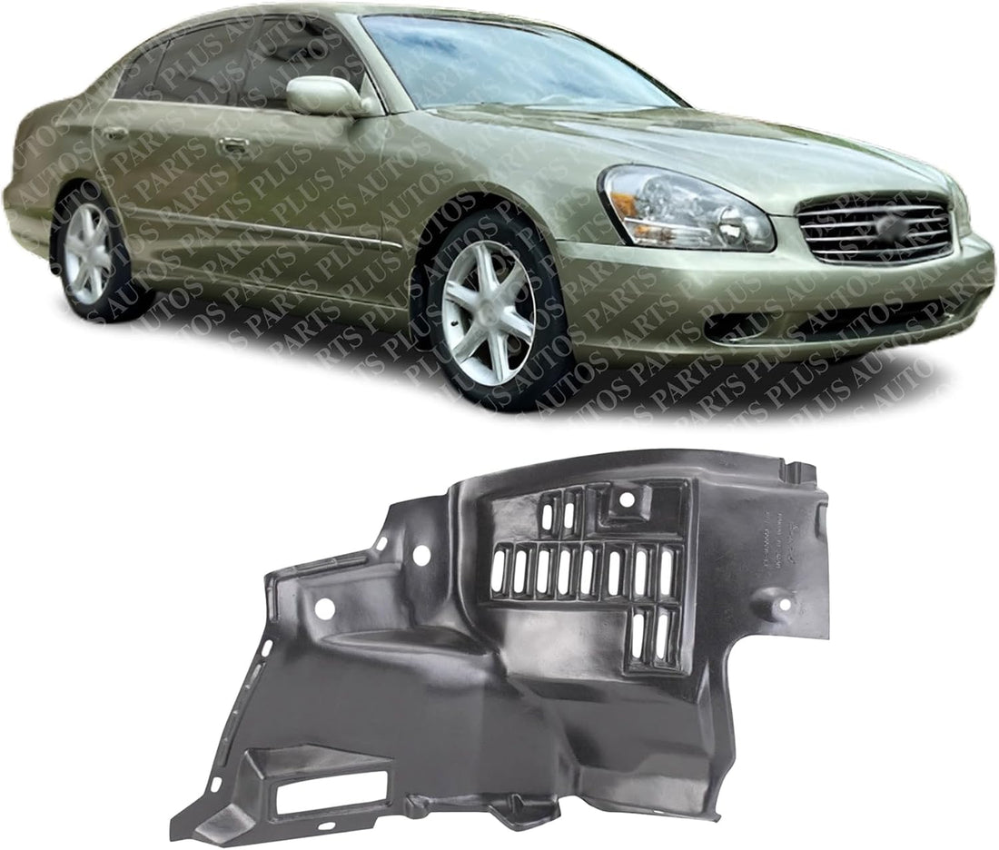 Front Section Fender Liner Right Passenger Side Direct Replacement Compatible with 1997-2001 Infiniti Q45 IN1249105 638446P100