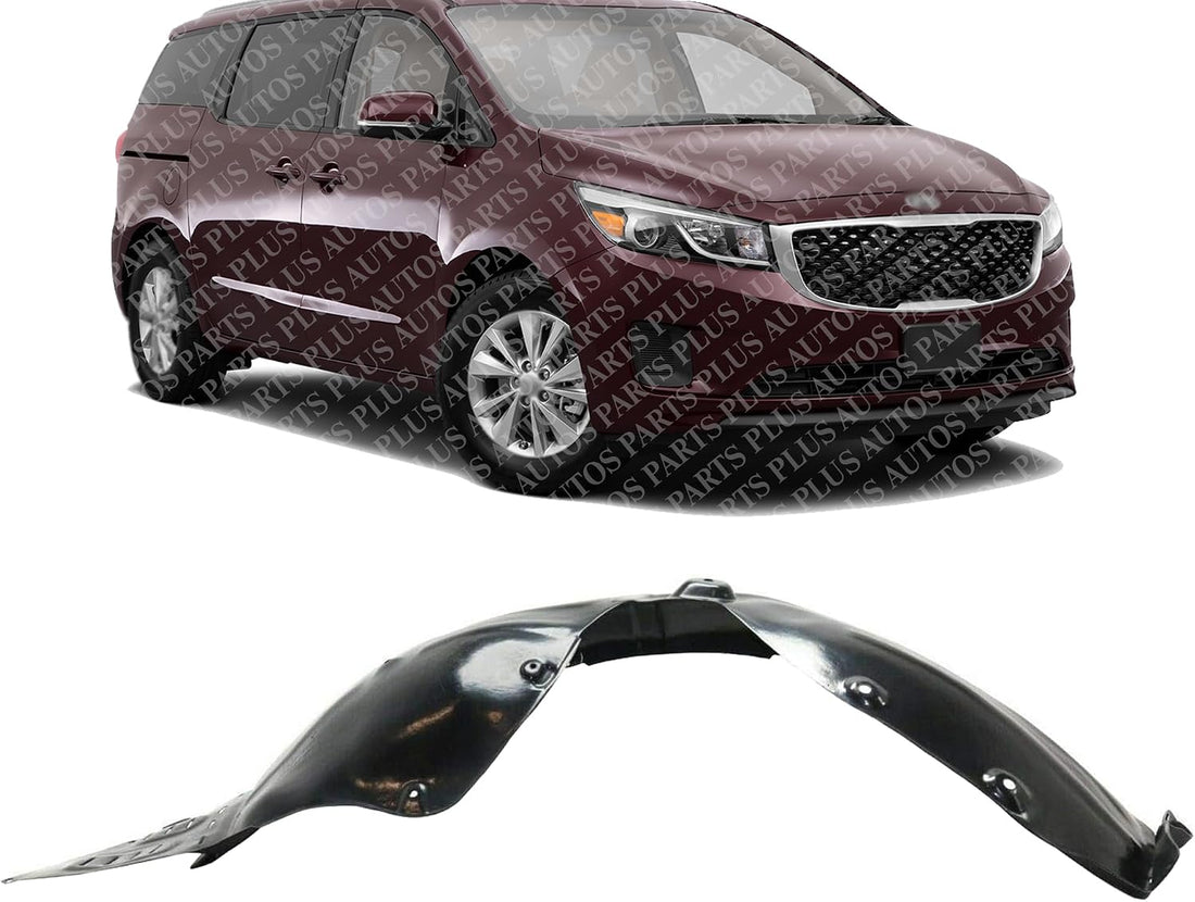 Front Fender Liner Right Passenger Side Direct Replacement Compatible With 2015-2021 Kia Sedona KI1249148 86812A9000