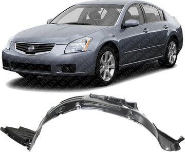 Front Fender Liner Left Driver Side Direct Replacement Compatible With 2004-2008 Nissan Maxima NI1250115 63843ZK00A