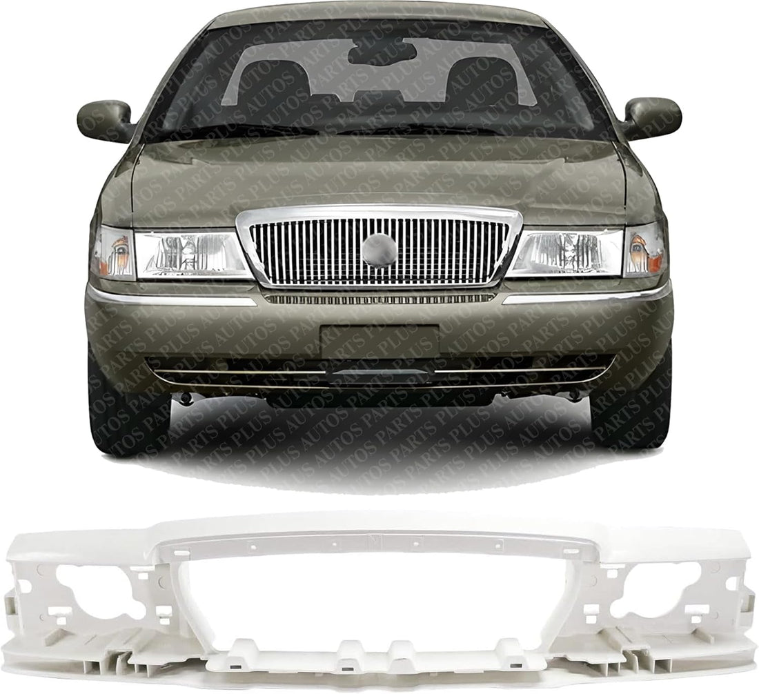 Front Header Panel Thermoplastic & Fiberglass Direct Replacement Compatible with Mercury Marauder 2003-2004 / Grand Marquis 2003-2005 FO1220223 3W3Z8190AA