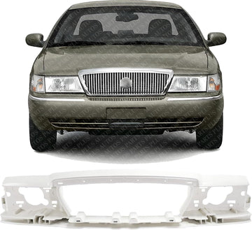 Front Header Panel Thermoplastic & Fiberglass Direct Replacement Compatible with Mercury Marauder 2003-2004 / Grand Marquis 2003-2005 FO1220223 3W3Z8190AA