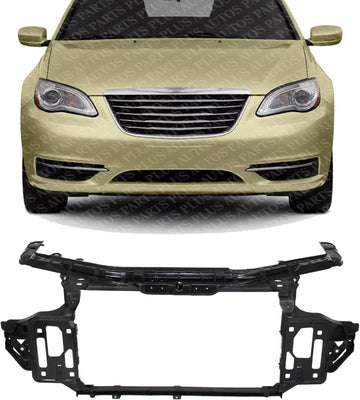 Front Radiator Support Direct Replacement Compatible With 2011-2014 Chrysler 200/2007-2010 Sebring CH1225210 5116209AL