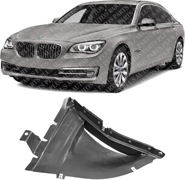 Front Fender Liner Lower Section Left Driver Side Direct Replacement Compatible With 2010-2015 BMW 7-Series BM1250132 51757898891