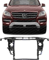 Front Radiator Support Assembly Plastic With Steel Direct Replacement Compatible With 2013-2015 Mercedes Benz ML-Class / 2013-2016 GL-Class / 2016-2019 GLE-Class MB1225178 1666205901