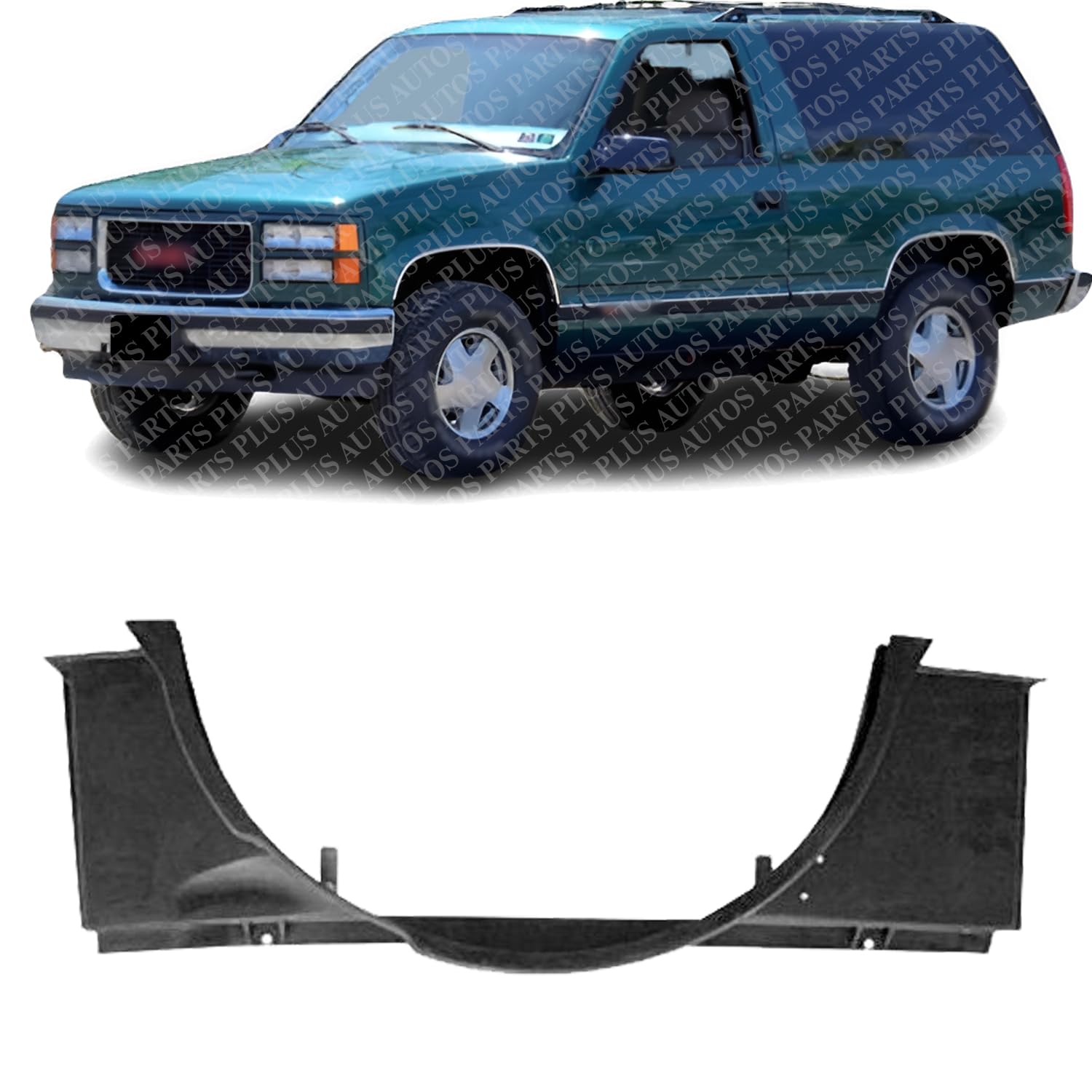 Front Lower Radiator Fan Shroud Direct Replacement Compatible with 1994-1999 Chevrolet Tahoe / 1999-2000 Cadillac Escalade GM3110144 15954691