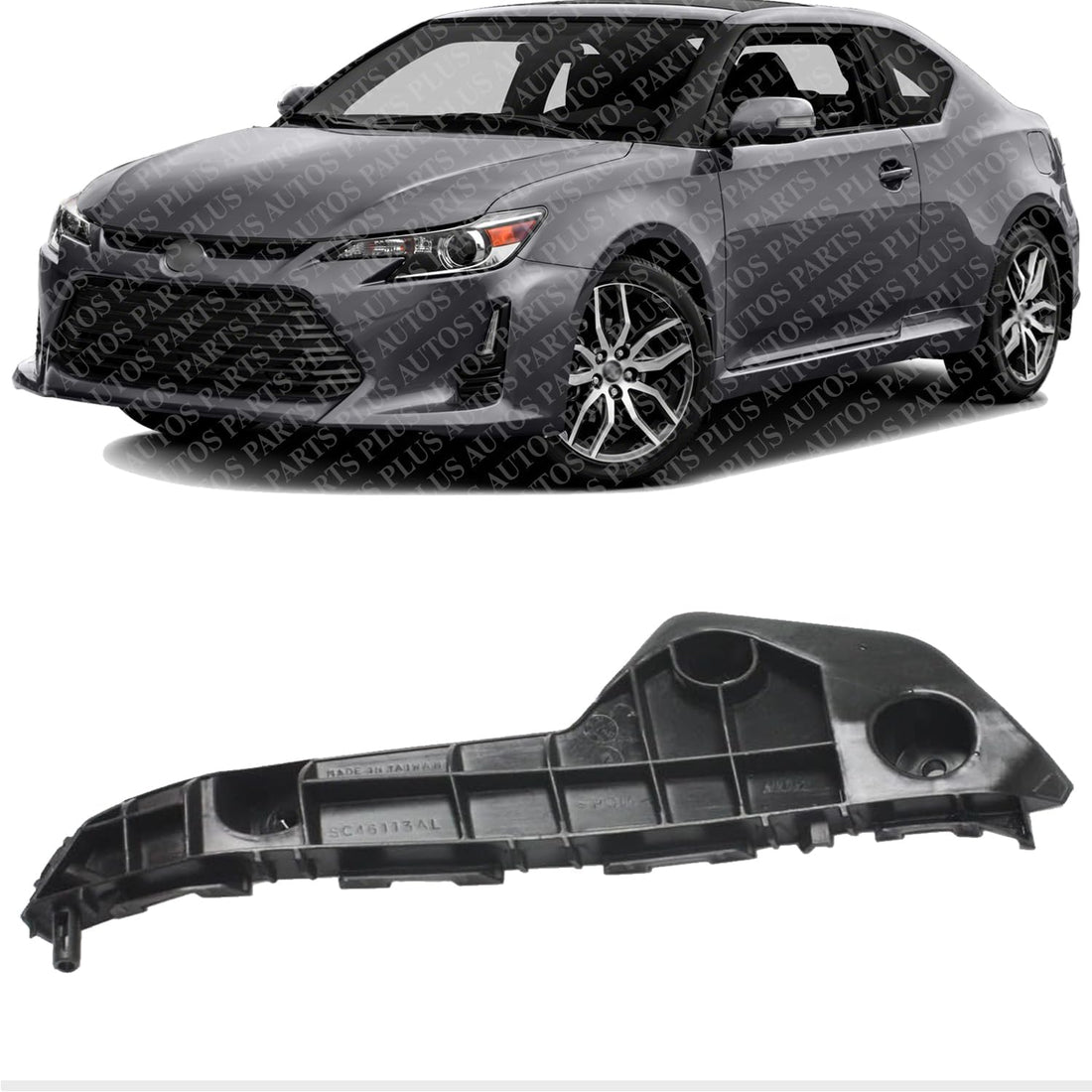 Front Bumper Support Bracket Left Driver Side Direct Replacement Compatible With 2011-2016 Scion tC SC1042101 5211621030