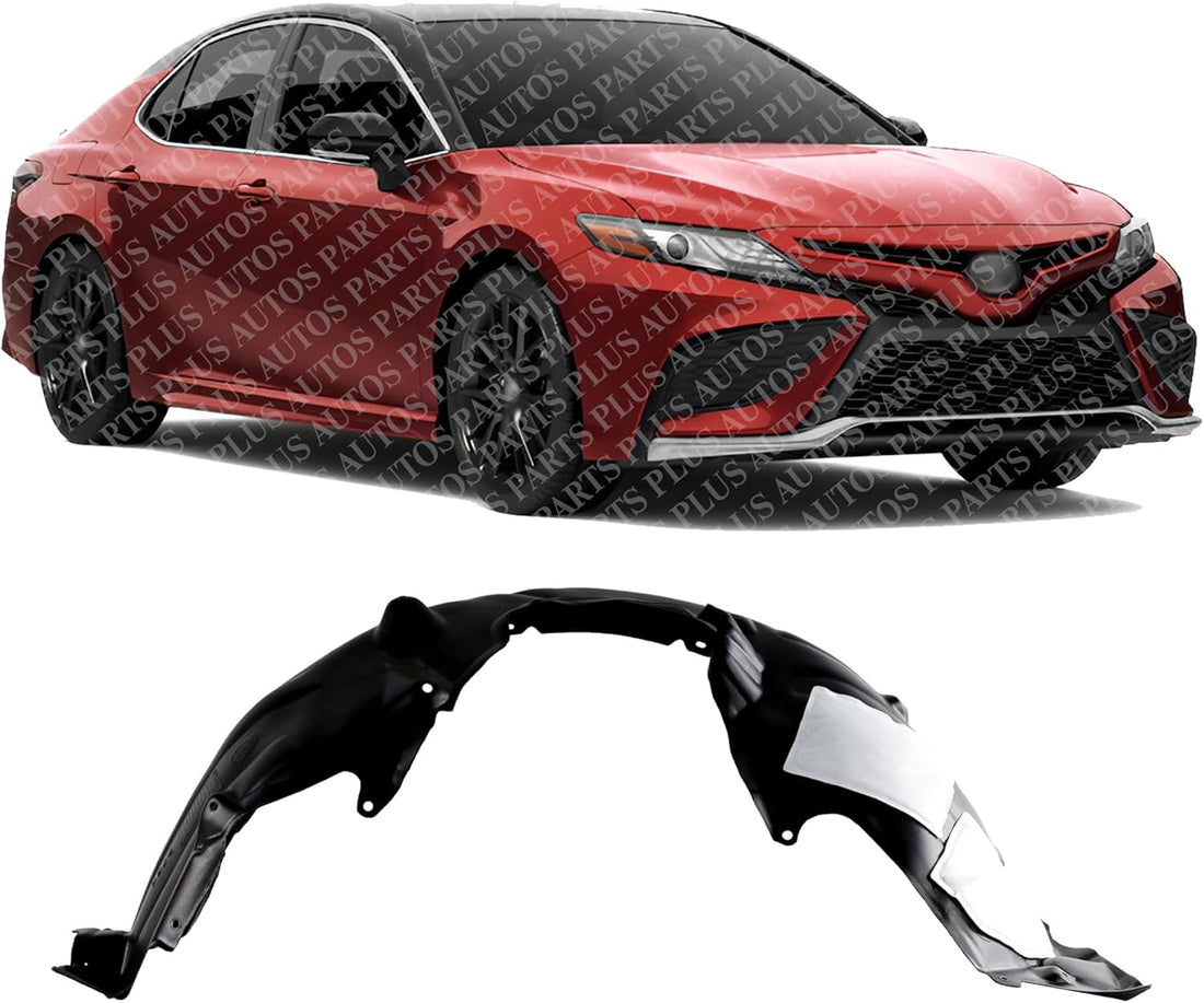 Front Fender Liner Right Passenger Side Direct Replacement Compatible With 2018-2024 Toyota Camry TO1249228 5380506261