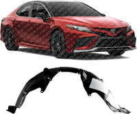 Front Fender Liner Right Passenger Side Direct Replacement Compatible With 2018-2024 Toyota Camry TO1249228 5380506261