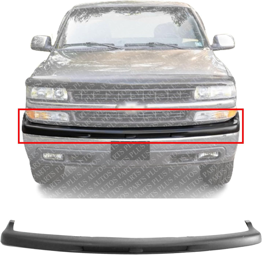 AUTOS PARTS PLUS Front Bumper Face Bar Upper Cover Direct Replacement Compatible With 2000-2006 Chevrolet Tahoe GM1051103 15050703