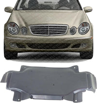 Front Engine Center Splash Shield Under Cover Plastic Direct Replacement Compatible with 1998-2003 Mercedes Benz MB1228105 2105242430