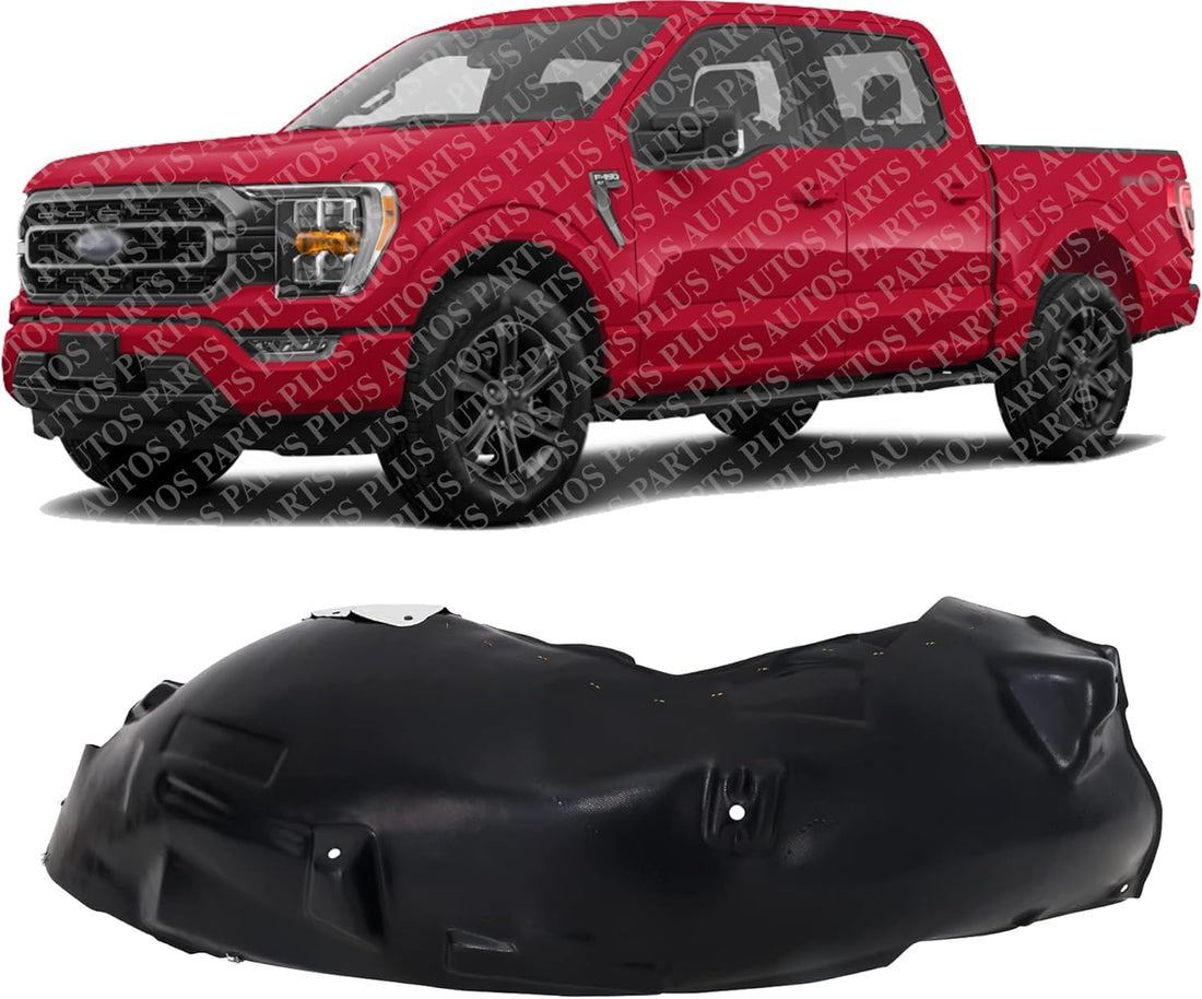 Front Fender Liner Left Driver Side Direct Replacement Compatible With 2021-2023 Ford F-150 FO1248213 ML3Z16103C